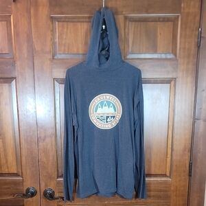 Causwell Dark Blue Hooded Shirt